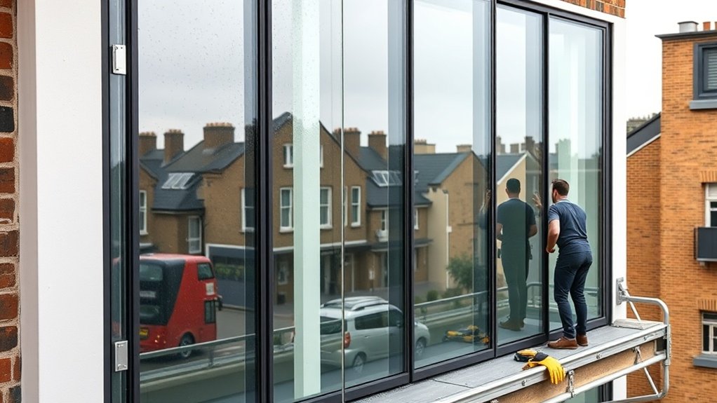 Polycarbonate to Glass Conversion South Lambeth