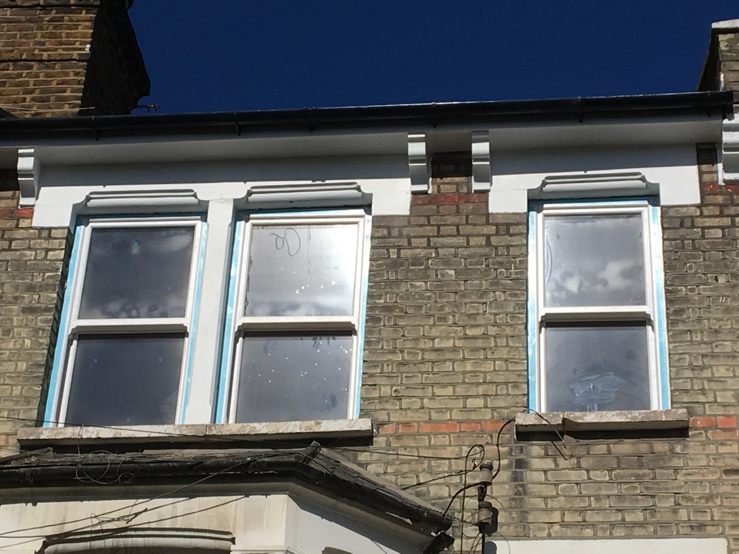 New uPVC sash windows fitted on Victorian terrace in South Lambeth